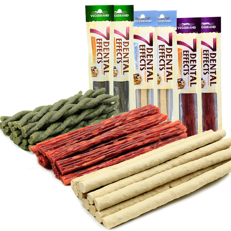 Mangeoires à mâcher pour chiens, 15 g, pour nettoyer les dents, snacks à base de bœuf frais, aliments sains pour petits et grands chiens, délicieuse mangeoire à bœuf